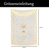 Tapiz fases de la luna constelación misteriosa Hogar - Accesorios y Decoración Naty Shop