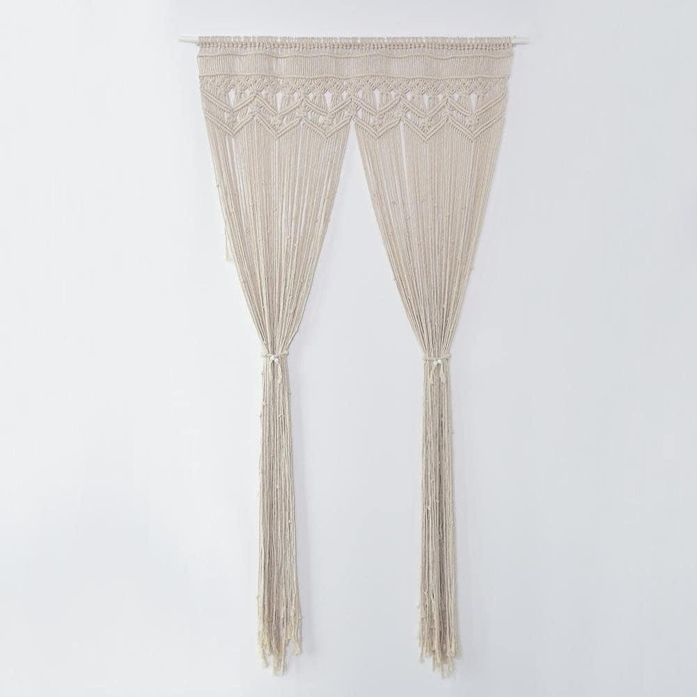 Tapiz de hilo, cortina tejida, puerta de habitación, separador de ambientes, Hogar - Accesorios y Decoración Naty Shop