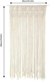 Tapiz de hilo, cortina tejida, puerta de habitación, separador de ambientes, Hogar - Accesorios y Decoración Naty Shop
