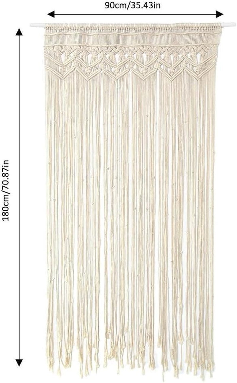 Tapiz de hilo, cortina tejida, puerta de habitación, separador de ambientes, Hogar - Accesorios y Decoración Naty Shop