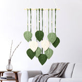 Tapiz de cuerda de algodón hecho a mano plantas decorativas boda Hogar - Accesorios y Decoraciones Naty Shop Default Title