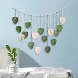 Tapiz grande de hojas tejidas para habitación infantil de mujer Hogar - Complementos y Decoración Naty Shop