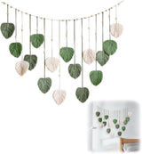 Tapiz grande de hojas tejidas para habitación infantil de mujer Hogar - Accesorios y Decoración Naty Shop Saludos