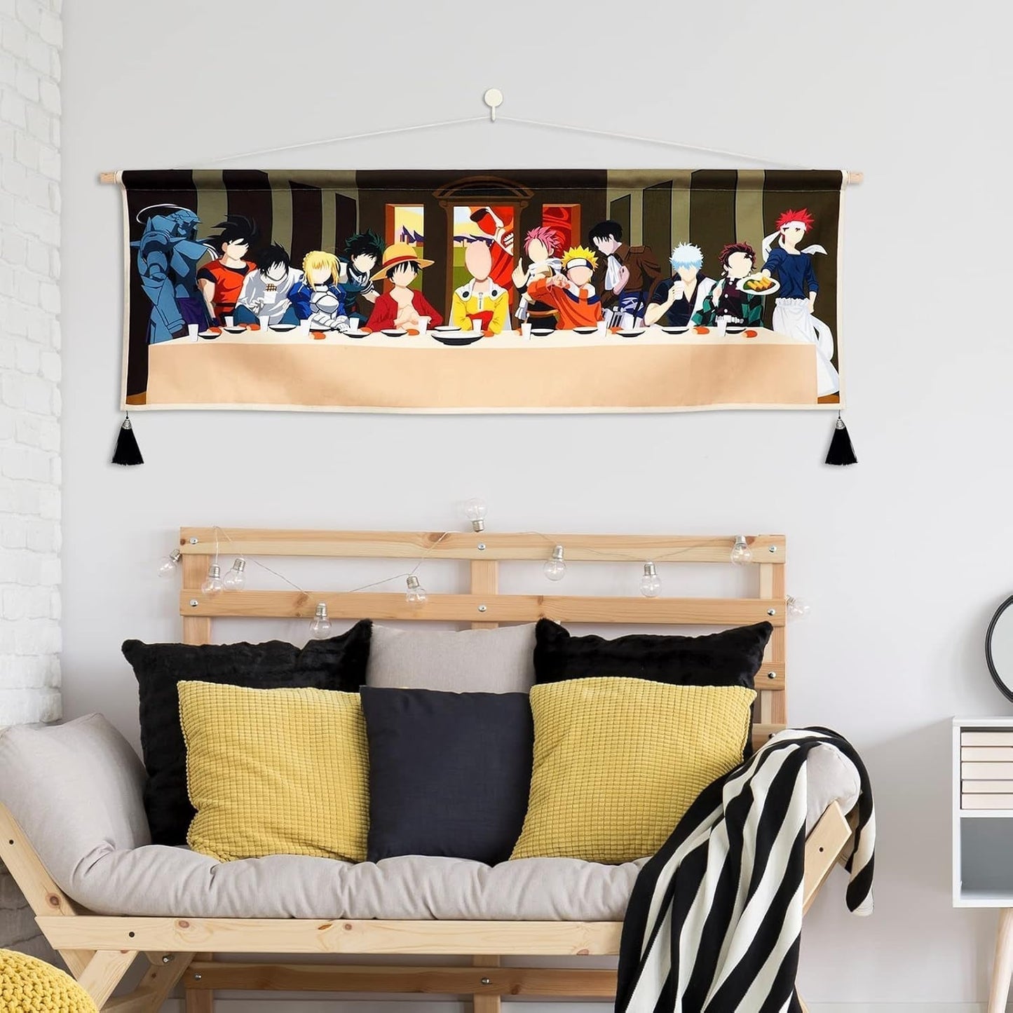 Tapiz colgante lienzo cuadro pared personajes anime Hogar - Accesorios y Decoración Naty Shop
