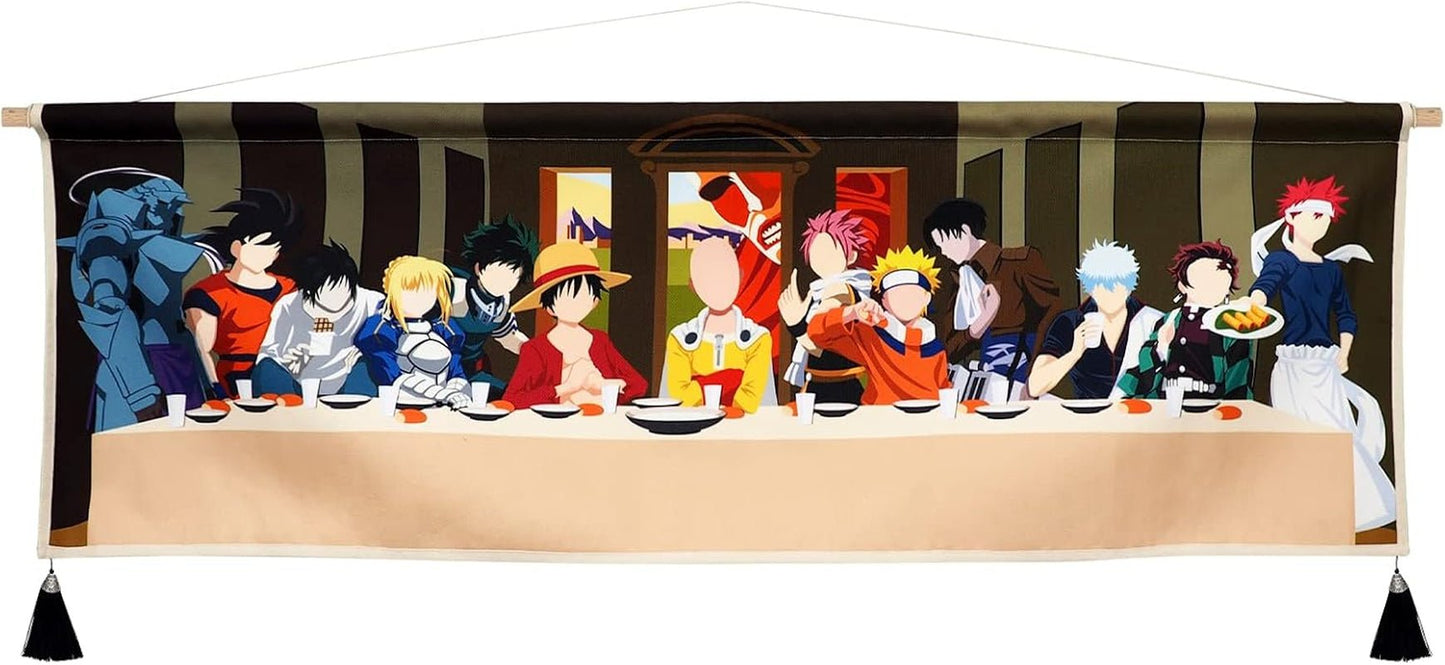 Tapiz colgante lienzo arte de pared pintura personajes de anime Hogar - Accesorios y Decoraciones Naty Shop Default Title