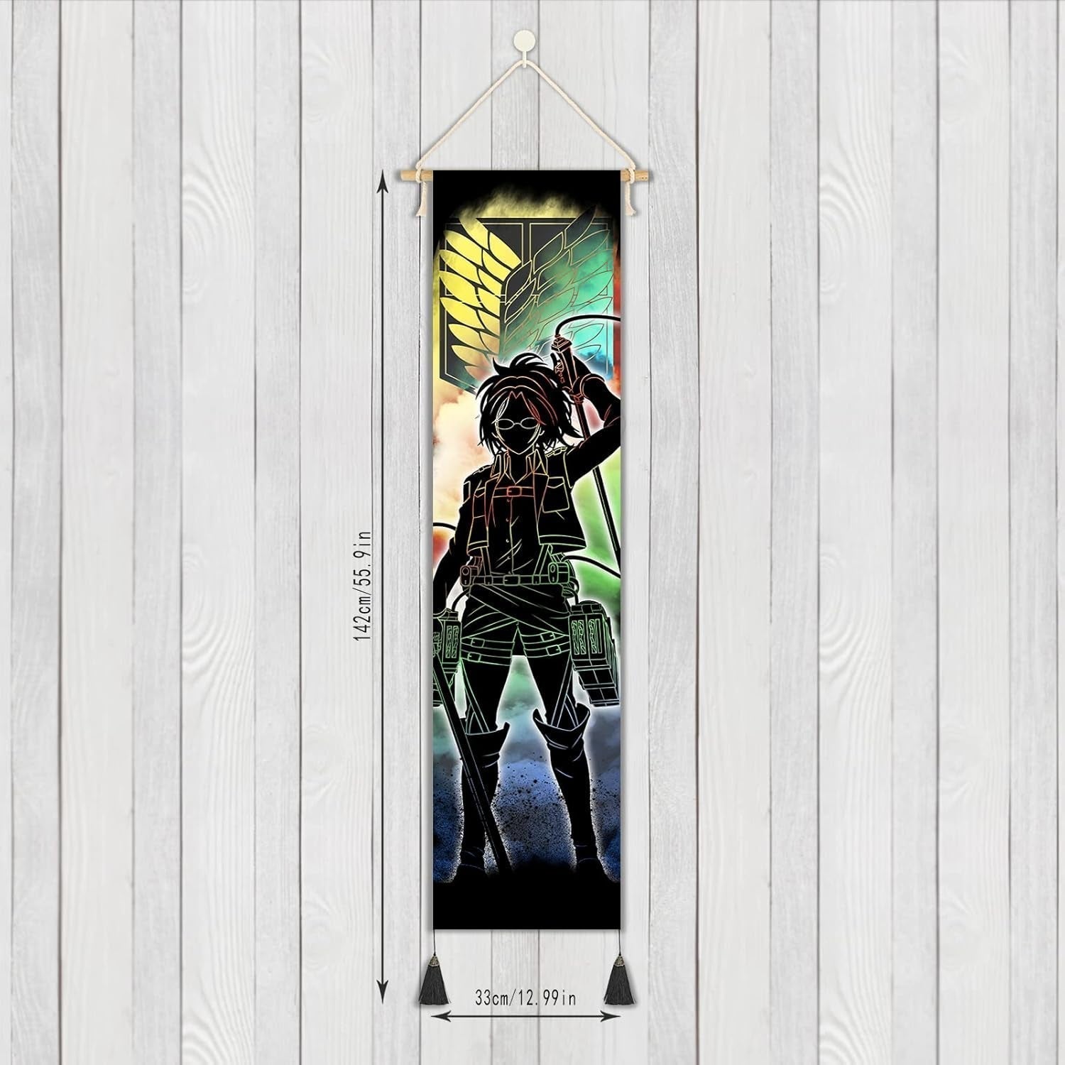 Tapiz colgante lienzo cuadro pared personajes japoneses Hogar - Accesorios y Decoración Naty Shop