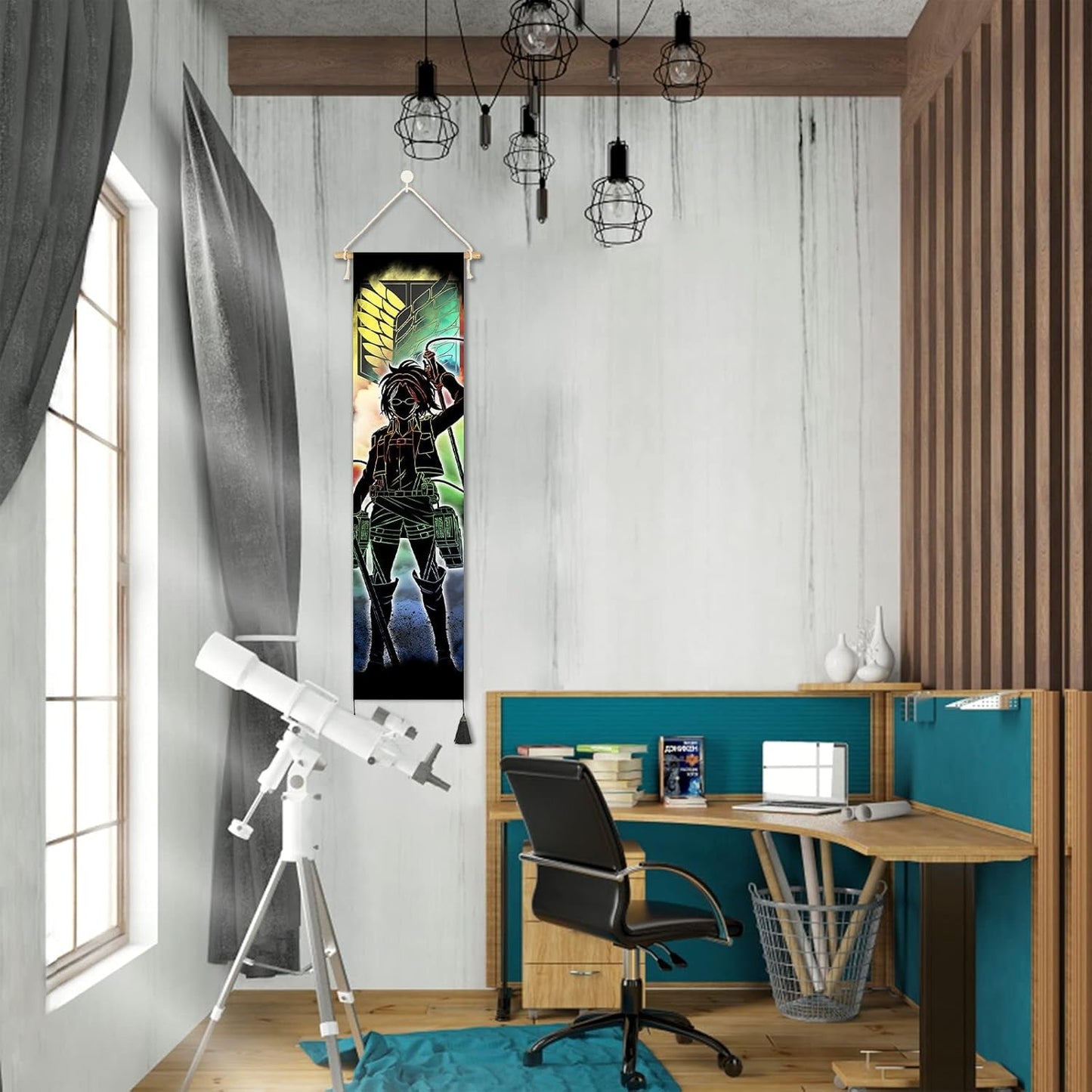 Tapiz colgante lienzo cuadro pared personajes japoneses Hogar - Accesorios y Decoración Naty Shop