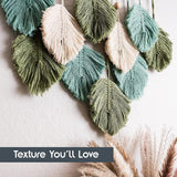 Tapiz colgante artesanal tejido de hojas hasta la casa - Accesorios y Decoración Naty Shop