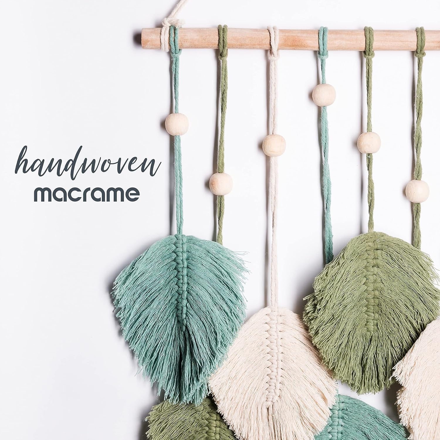 Tapiz colgante artesanal tejido de hojas hasta la casa - Accesorios y Decoración Naty Shop