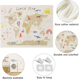 Haokaini tapiz mapamundi cama bebe foto Hogar - Accesorios y Decoración Naty Shop