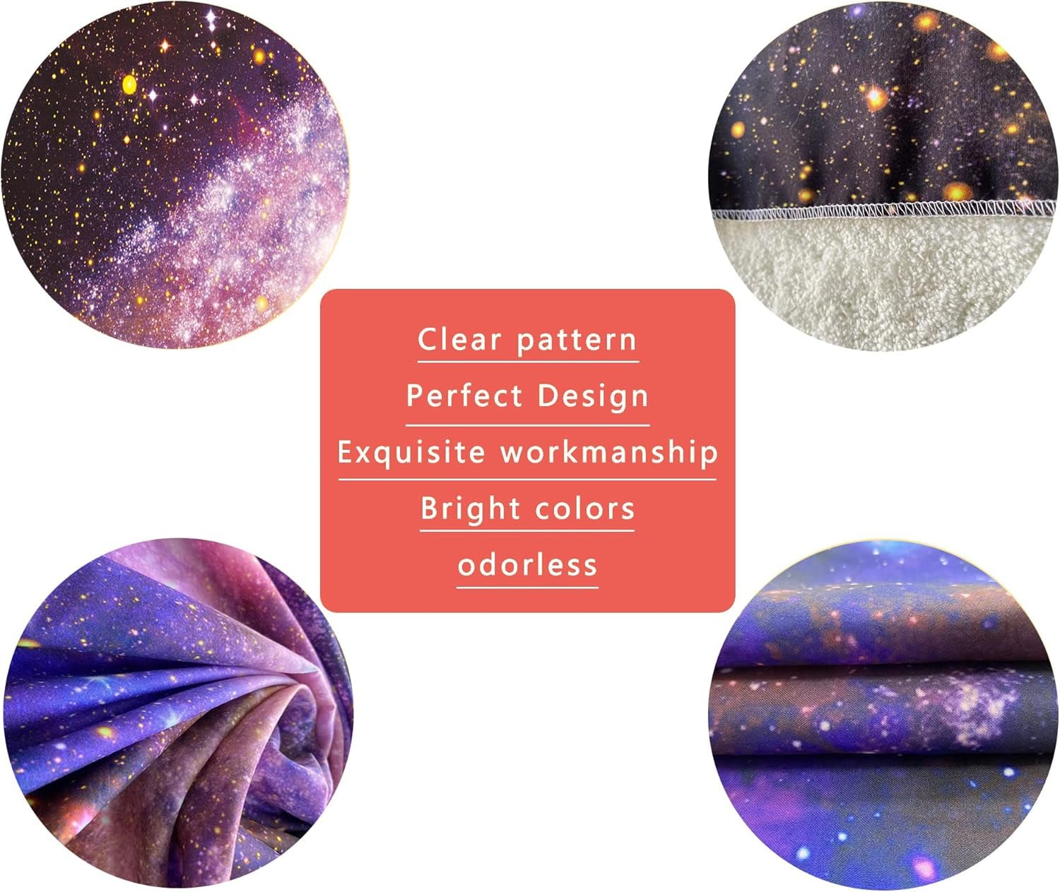 Holavida tapiz fluorescente galaxia cielo estrellado estética abstracta Hogar - Accesorios y Decoración Naty Shop