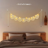 Tapiz ihonyi deco chic guirnalda flecos led Hogar - Accesorios y Decoración Naty Shop