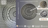 Tapiz india toalla de playa redondo mandala hippieindio grande Hogar - Accesorios y Decoración Naty Shop