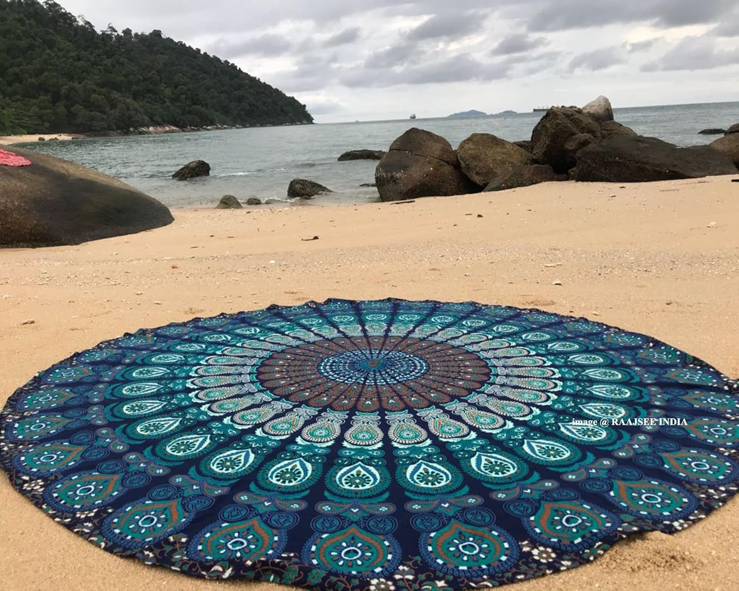 Tapiz India toalla playa redondo mandala hippie grande Hogar Indio - Accesorios y Decoraciones Naty Shop Default Title
