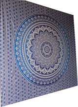 Tapiz indio mandala azul estético decoración de habitaciones Hogar - Accesorios y Decoración Naty Shop