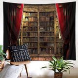 Tapiz Japonés Lienzo Flores De Cerezo Rojo Sol Pared Hogar - Accesorios y Decoración Naty Shop Multi 08 150L X 130B Cm