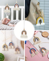 Tapiz kgduyc pieza tejida a mano arcoiris14 habitación infantil arcoiris Hogar - Accesorios y Decoración Naty Shop
