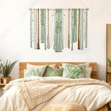 Tapiz lomohoo grande deco verde estético tejido Hogar - Accesorios y Decoración Naty Shop