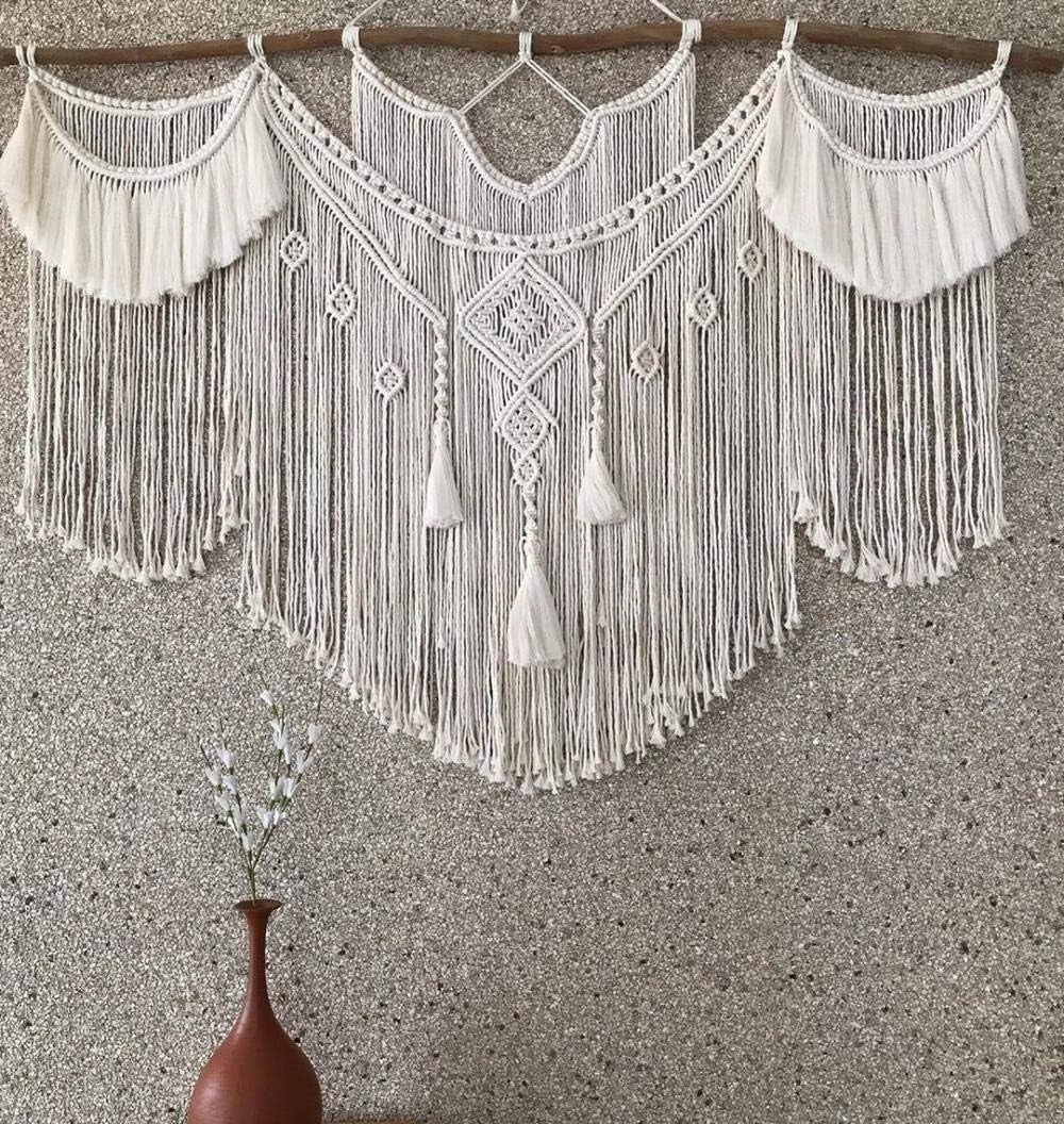 Gran tapiz bohemio sobre la cabecera de la cama arte Casa - Accesorios y Decoraciones Naty Shop