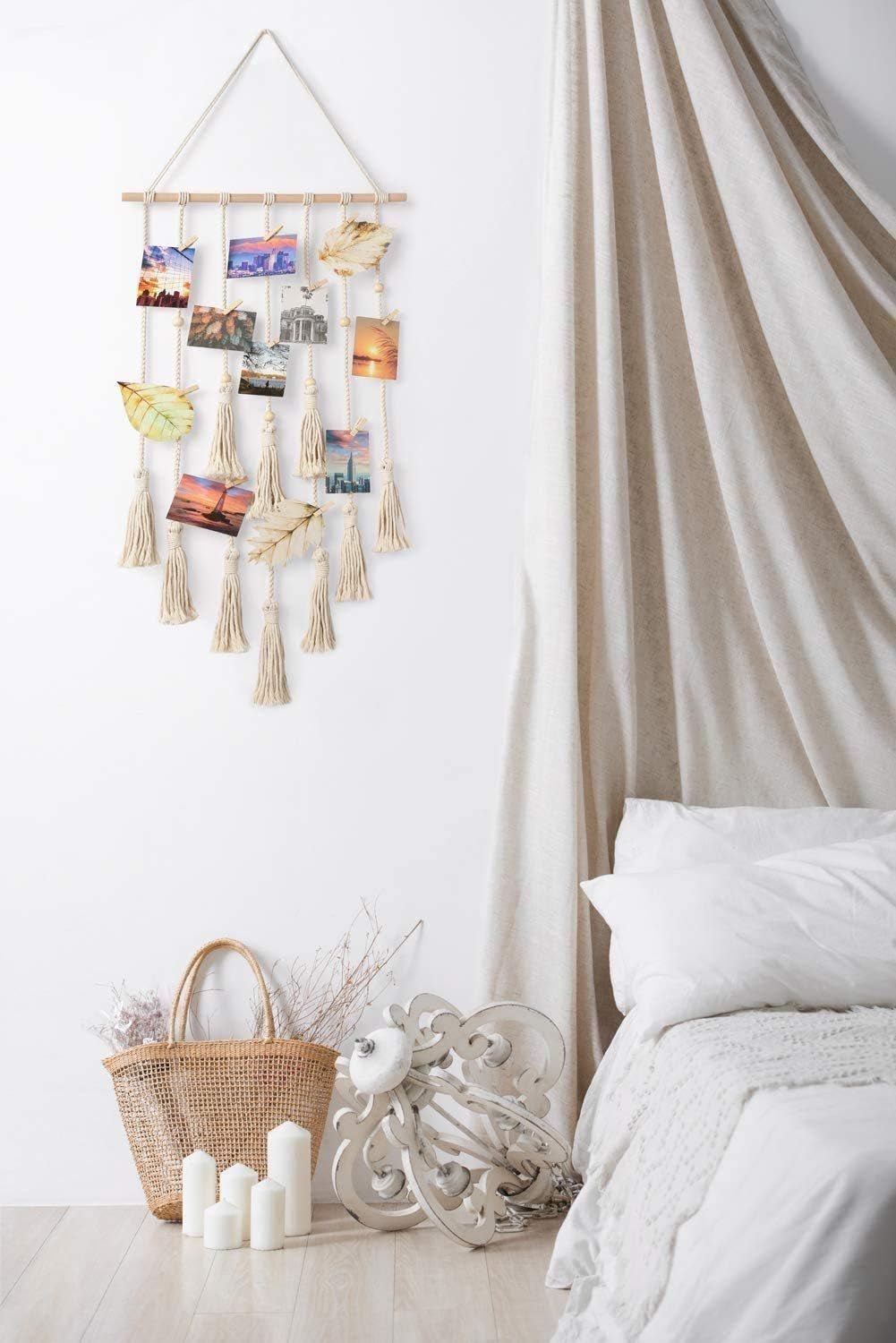 Tapiz mkouo foto deco chic tejido en casa Hogar - Accesorios y Decoración Naty Shop