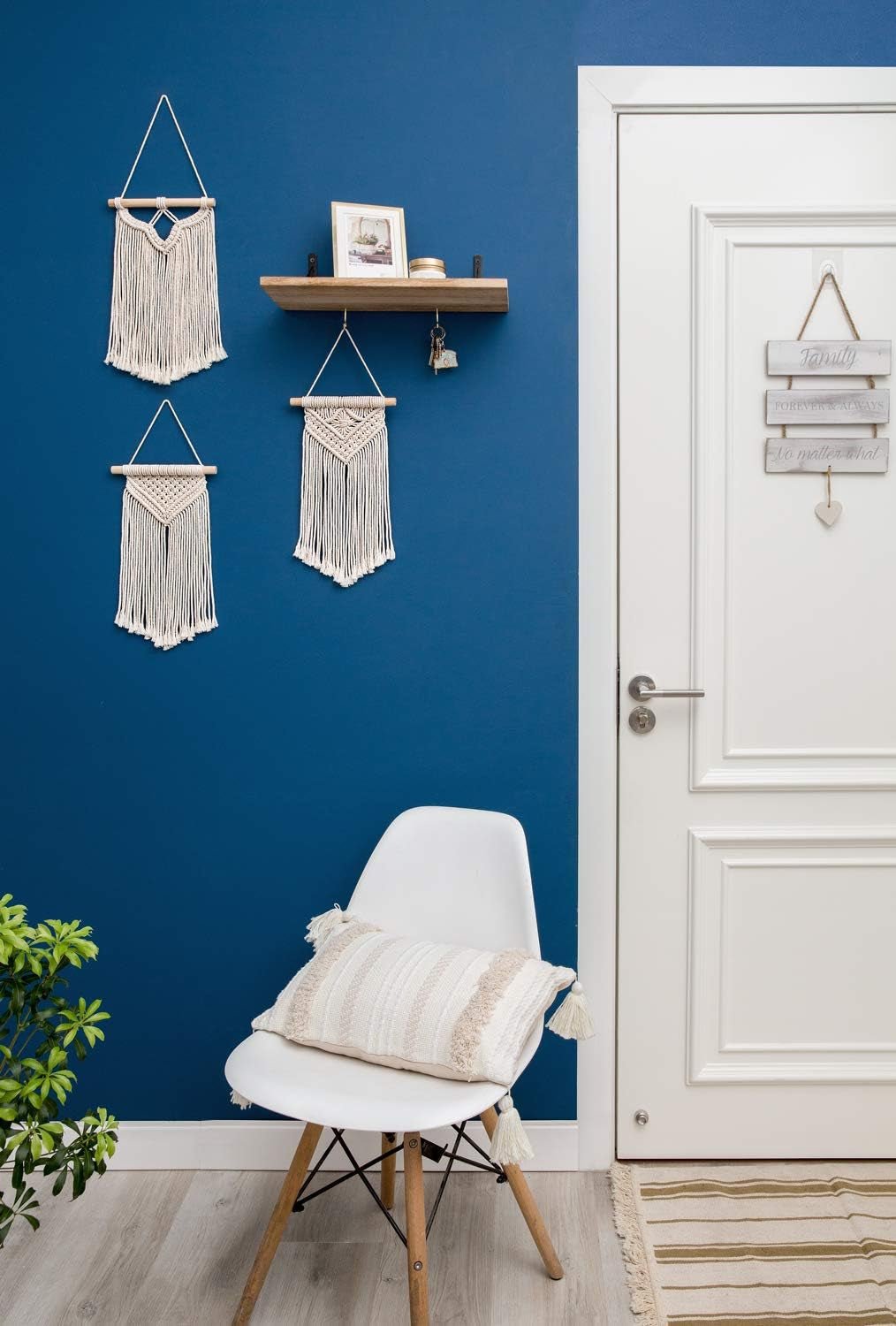 Tapiz mkouo pequeño juego de telas chic apartamento galería Hogar - Accesorios y Decoración Naty Shop