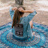 Tapiz momomus mandala algodón de colores diseños orientales Hogar - Accesorios y Decoración Naty Shop