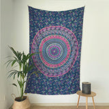 Tapiz momomus mandala algodón de colores diseños orientales Hogar - Accesorios y Decoración Naty Shop Violeta A 135L X 210B Cm