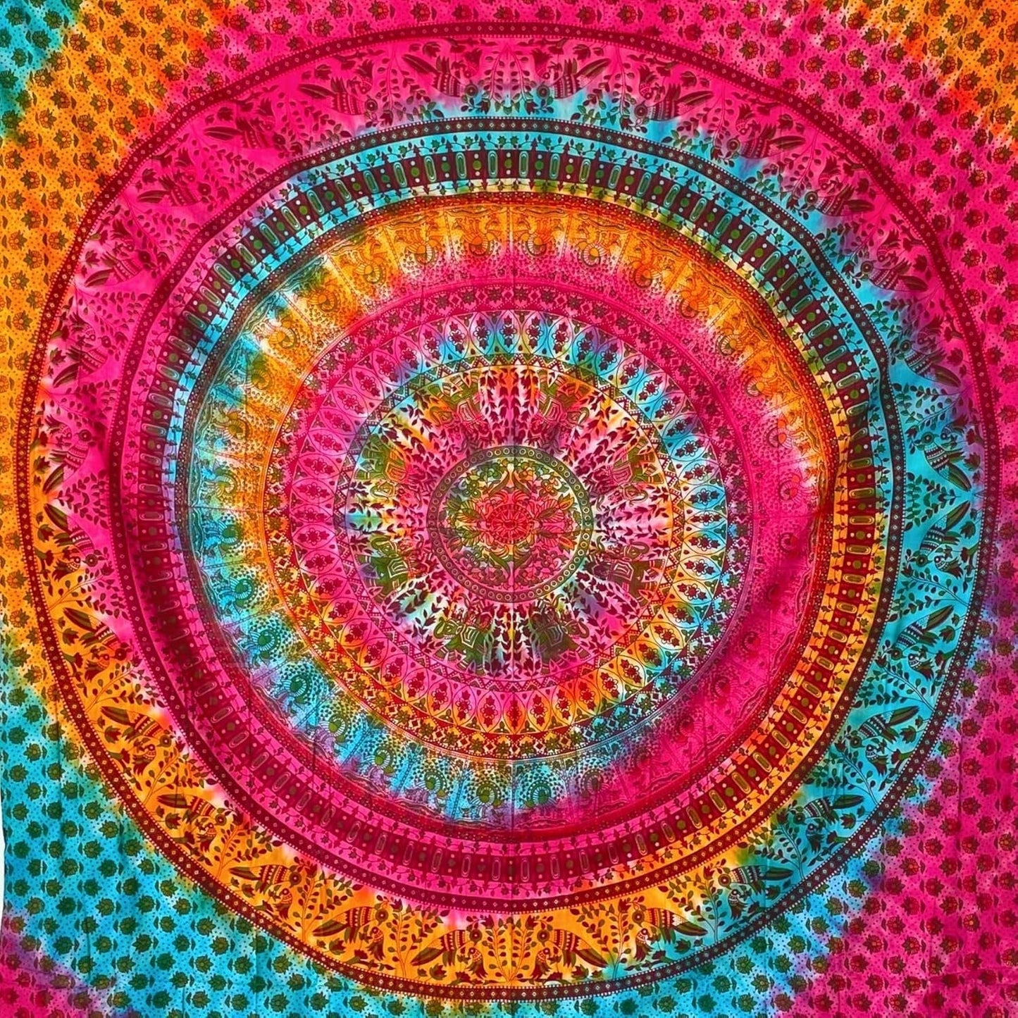 Tapiz momomus mandala hippie o psicodélico xxl Hogar - Accesorios y Decoración Naty Shop Multicolor 17 230L X 210B Cm