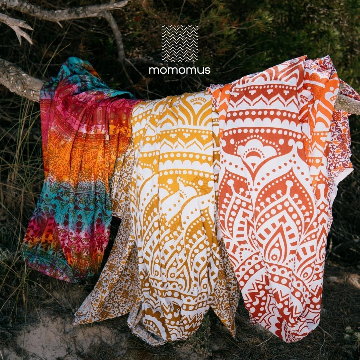 Tapiz momomus mandala hippie o psicodélico xxl Hogar - Accesorios y Decoración Naty Shop