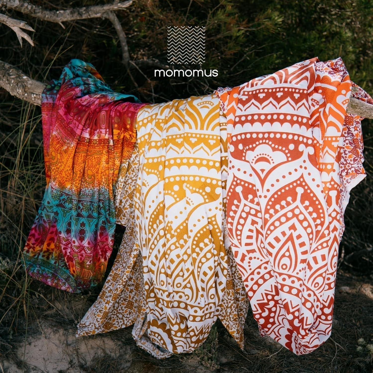 Tapiz momomus mandala hippie o psicodélico xxl Hogar - Accesorios y Decoración Naty Shop
