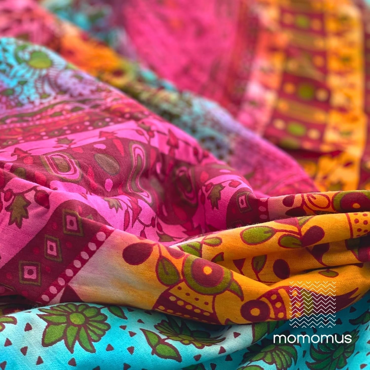 Tapiz momomus mandala hippie o psicodélico xxl Hogar - Accesorios y Decoración Naty Shop