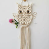 Tapiz de búho tapiseriei14wall decoración de algodón hecha a mano Hogar - Accesorios y Decoraciones Naty Shop Default Title