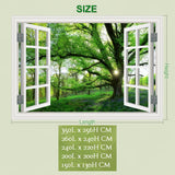 Tapiz paisaje selvático xxl bosque lona ventana Hogar - Accesorios y Decoración Naty Shop
