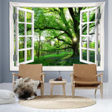 Tapiz paisaje selvático xxl bosque lona ventana Hogar - Accesorios y Decoración Naty Shop