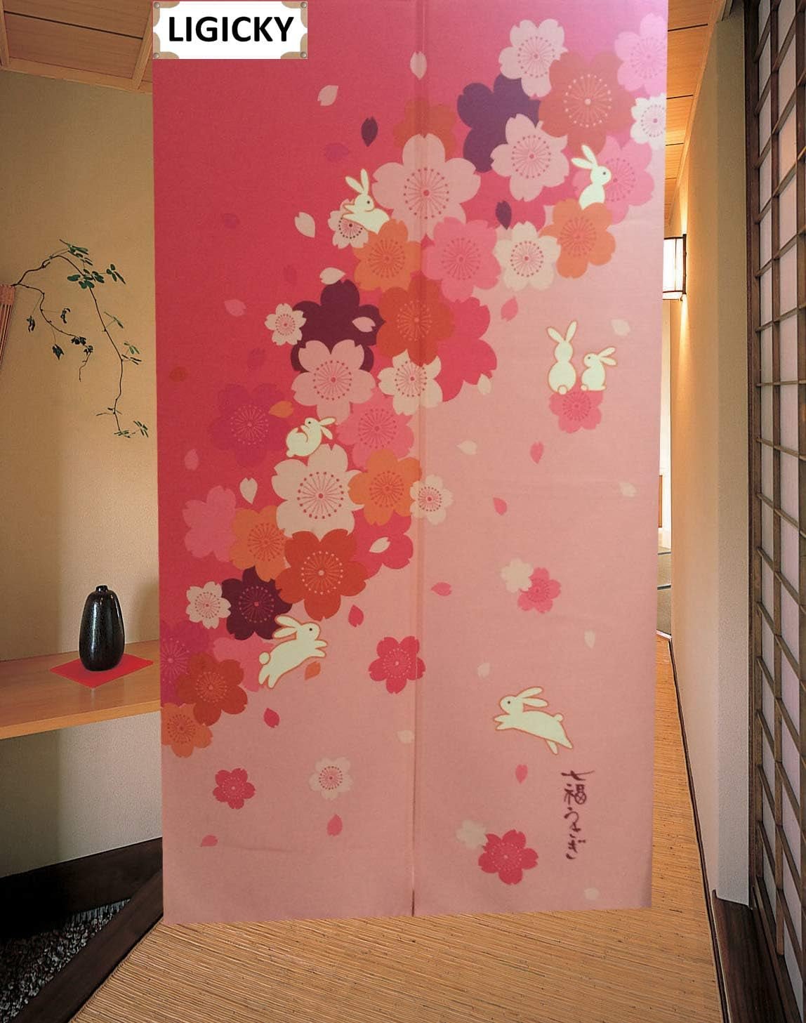 Tapiz japonés cortina noren puerta larga tapisseri Casa - Accesorios y Decoración Naty Shop