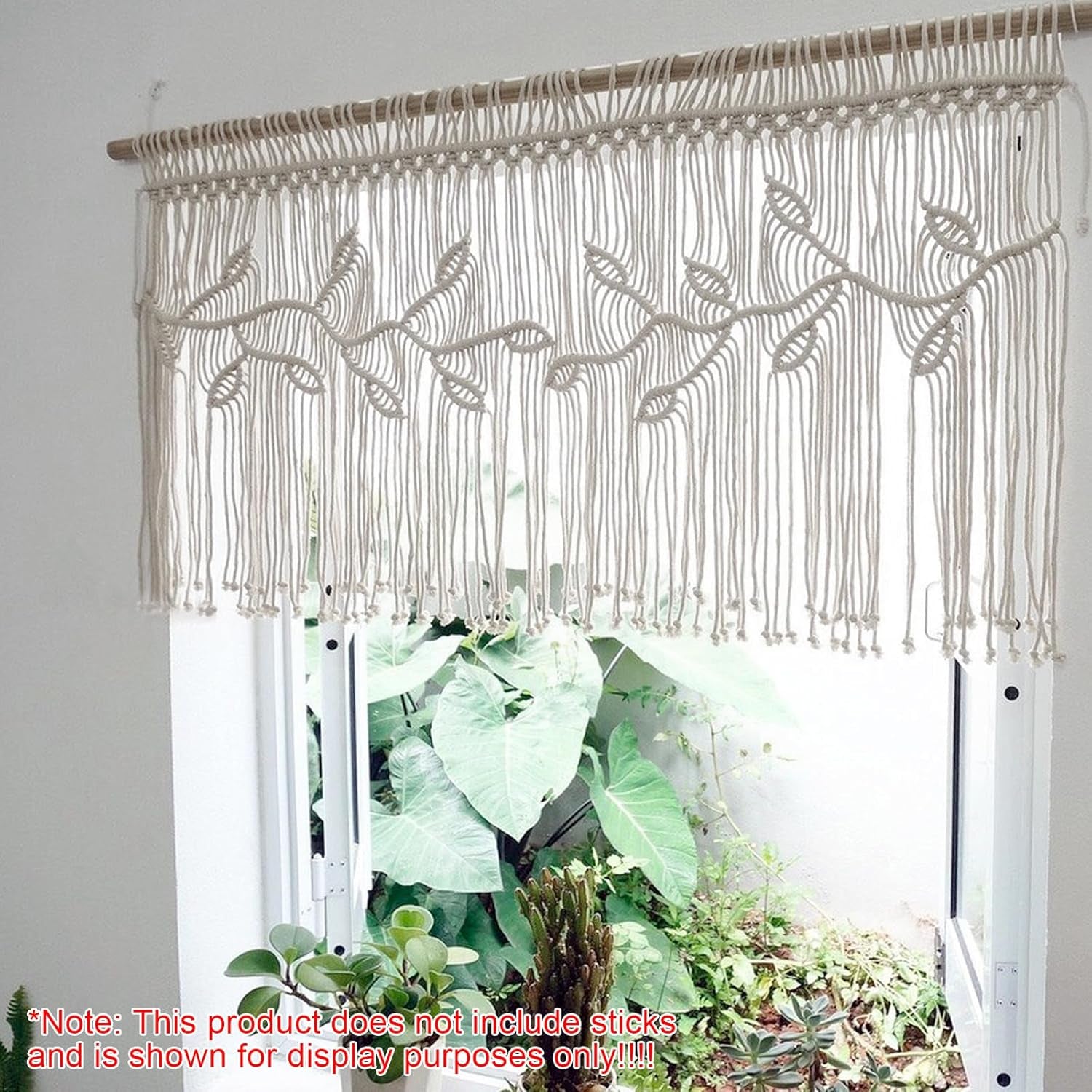 Cortina de puerta tapiz tejida marfil Hogar - Accesorios y Decoración Naty Shop