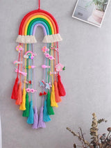 Tapiz arcoíris decoración cuerda algodón arcoíris Hogar - Accesorios y Decoración Naty Shop
