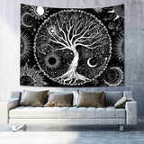 Tapiz sequpr árbol vida sol luna Hogar - Accesorios y Decoración Naty Shop