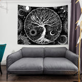 Tapiz sequpr árbol vida sol luna Hogar - Accesorios y Decoración Naty Shop