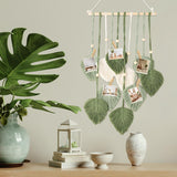 Decoración ventana estilo tapiz 40cm verde Hogar - Accesorios y Decoración Naty Shop