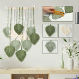 Decoración ventana estilo tapiz 40cm verde Hogar - Accesorios y Decoración Naty Shop