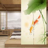 Tapiz estilo japonés, lino noren grueso, Casa larga loto - Accesorios y Decoración Naty Shop