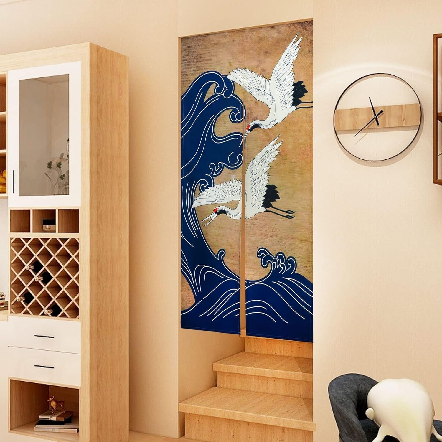 Tapiz estilo japonés lino grueso cortina larga noren Hogar - Accesorios y Decoración Naty Shop