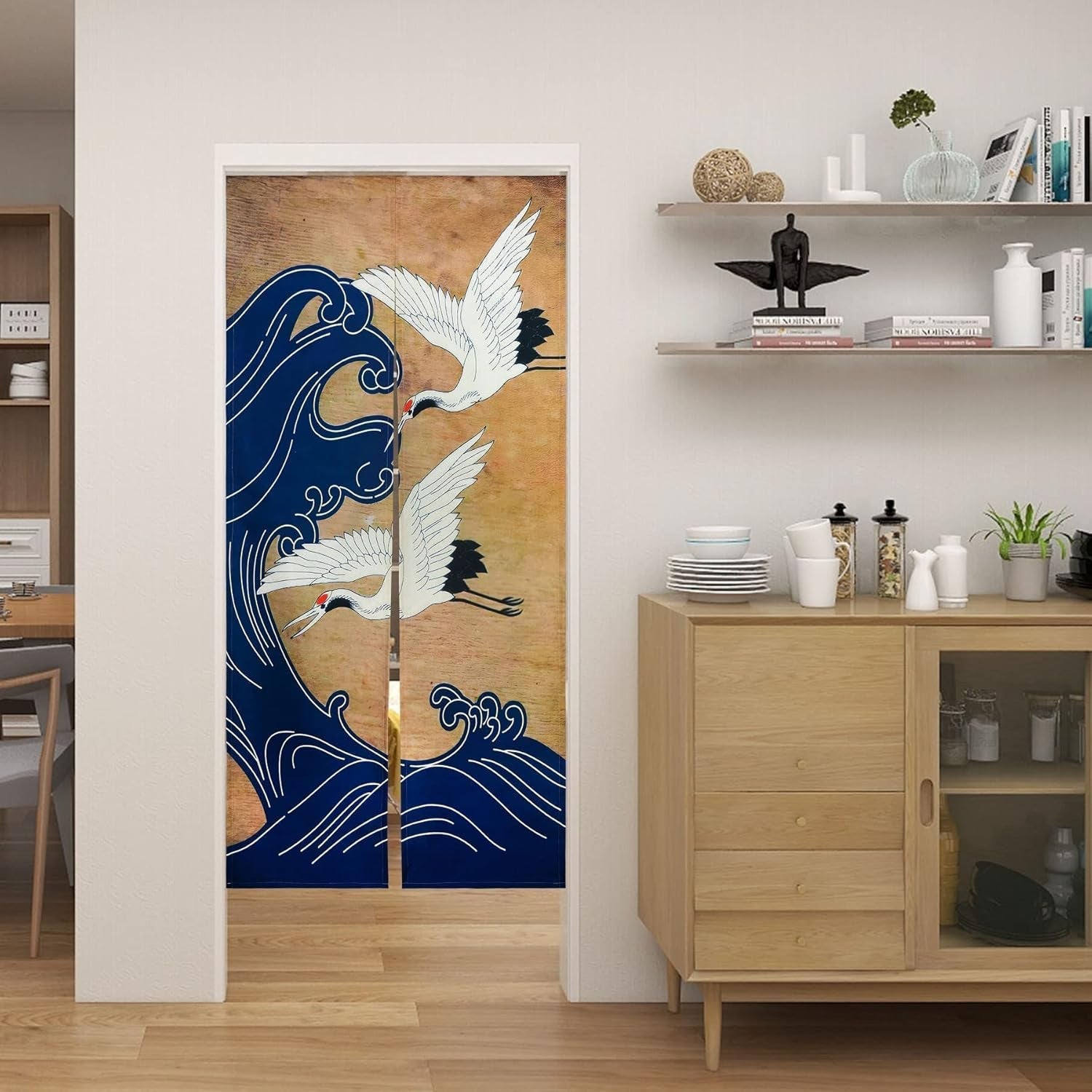 Tapiz estilo japonés lino grueso cortina larga noren Hogar - Accesorios y Decoración Naty Shop