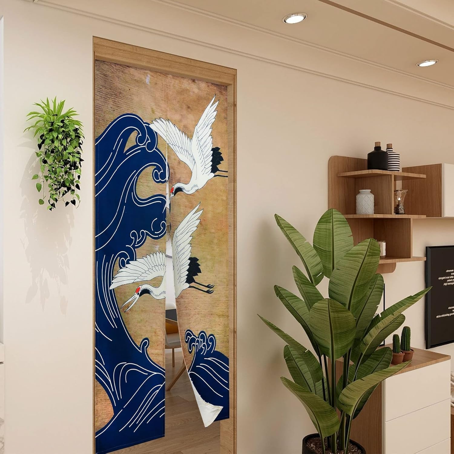 Tapiz estilo japonés lino grueso cortina larga noren Hogar - Accesorios y Decoración Naty Shop