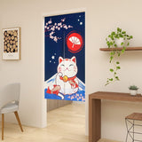 Tapiz estilo japonés lino grueso noren cortinas largas Hogar - Accesorios y Decoración Naty Shop