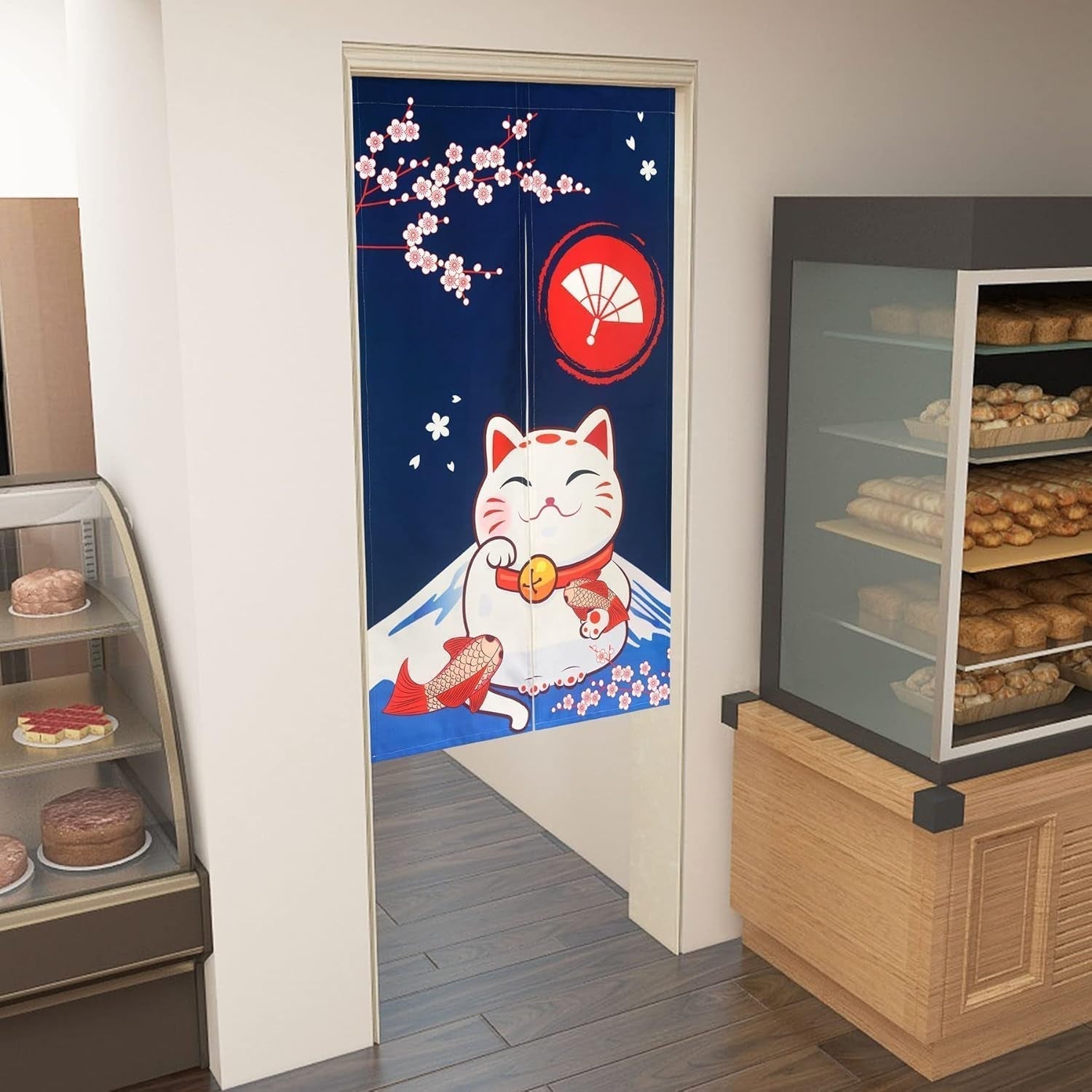 Tapiz estilo japonés lino grueso noren cortinas largas Hogar - Accesorios y Decoración Naty Shop