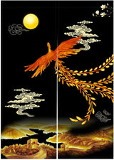 Tapiz Estilo Japonés Noren Puerta Larga Gruesa Separación Hogar - Accesorios y Decoraciones Naty Shop A120 X A85 Cm (paquete de 1)