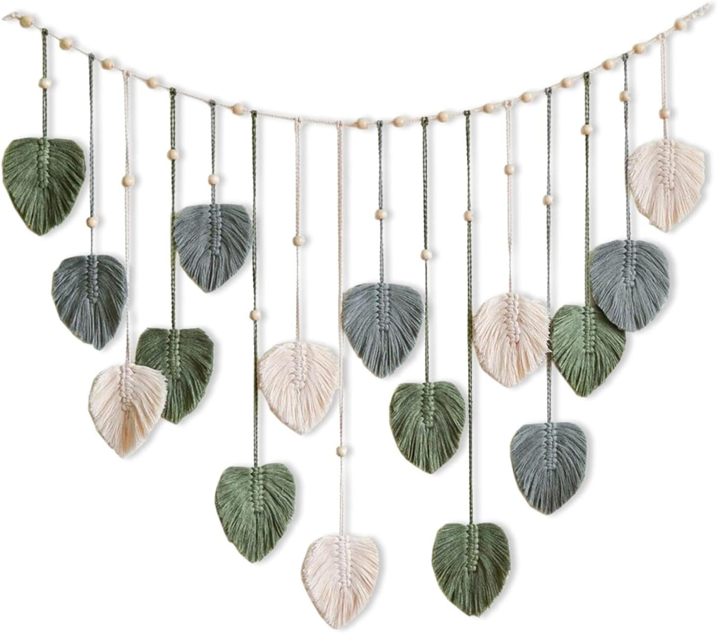 Tapiz tejido verde clavos de madera Hogar - Accesorios y Decoración Naty Shop