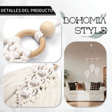 Tapiz tejido a mano tapiz decoración pared habitación infantil Hogar - Accesorios y Decoración Naty Shop